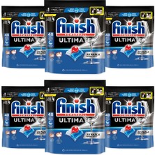 Finish Ultimate Bulaşık Makinesi Deterjanı Tableti 6 x 48 Kapsül, 288 Tablet