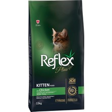 Reflex Yavru Kediler Için Tavuk Etli Kedi Maması, 15 kg