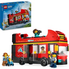 LEGO City Kırmızı Iki Katlı Gezi Otobüsü 60407 – 7 Yaş ve Üzeri Kız ve Erkek Çocuklar Için Yılbaşı H