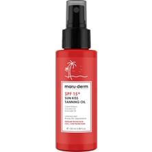 Maru.derm Spf 15+ Bronzlaştırıcı Güneş Yağı 100 ml