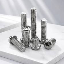 TKÇ M6X40 Ölçülü Ysb Başlı Vida Seti 10 Parça