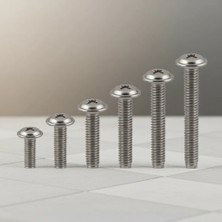 TKÇ M4X22 Rysb Kulp Montaj Vidası 100 Adetlik Bağlantı Paketi