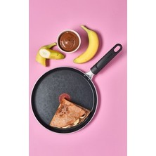 Vintessy Tefal Titanyum 1x Simplecook 25 cm Difüzyon Tabanlı Krep Tava
