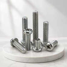 TKÇ M6X30 Ysb Başlı Bağlantı Cıvatası 10'lu Paket