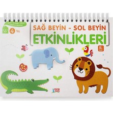 Minik Ada Yayınları Sağ Beyin Sol Beyin Etkinlikleri 4 Yaş