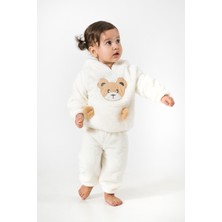 Bebesev Welsoft Peluş Unisex Kız Erkek Bebek Takımları Çocuk Giyim Bebek Giyim