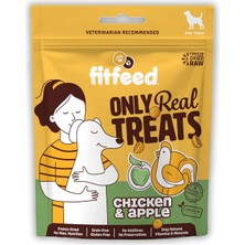 Fitfeed Freeze-Dried Çiğ Tavuk  Elma Köpek Ödül Maması 40G