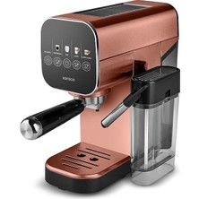 Mycaffe Barista S20 Entegre Süt Hazneli Otomatik Espresso ve Latte Makinesi Copper 900 ml 1360W