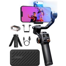 Hohem Isteady M6 Mobil Gimbal Sabitleyici Kiti 3 Eksen, Ayarlanabilir Cct/rgb Dolgu Işıklı Manyetik