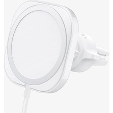 Vintessy Spigen Mag Fit Magsafe Uyumlu Araç Içi Havalandırma Telefon Tutucu - Kablosuz Şarj