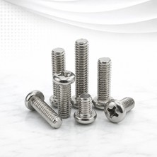 TKÇ Küçük Ölçülü Montaj Işleri Için M5X10 Ysb Vida 20 Adet
