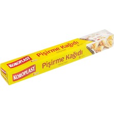 Koroplast Pişirme Kağıdı 8 Mt, Helal Sertifikalı ve Bpa Içermez 37CM x 8mt, Fırında Tavuk, Et, Tatlı