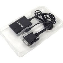 Vintessy Dark Analog VGA ve Ses - Dijital HDMI Dönüştürücüsü