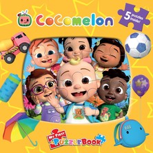 Phidal Publishing Cocomelon My First Puzzle Book - Jigsaw Puzzles For Kids, 10-Page Board Book, 5 Puzzles To