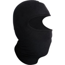 Vintessy Unisex Düz Siyah Balaklava 1 Adet Tek Beden Viskoz Kask Içi Motosiklet Outdoor Maske