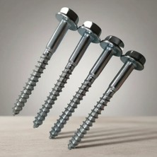 TKÇ Flanşlı Trifon Vida 10X100 mm Ölçü 50'li Çoklu Paket