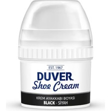 Duver Ayakkabı ve Bot Için Kendinden Parlaklık Sağlayan Krem Ayakkabı Boyası (Siyah)