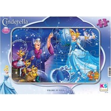 Vintessy Cinderella Temalı 24 Parça Puzzle - Eğlenceli Yapı Seti