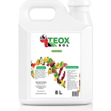 Farm Teoxsol Organik Sıvı Solucan Gübresi Bitki Besini 5 Litre