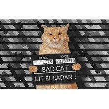 Monnhein Kedi Köpek Komik Tasarımlı Dekoratif Kapı Önü Paspas, Dış Mekan/ev Içi/banyo/mutfak/yatak O