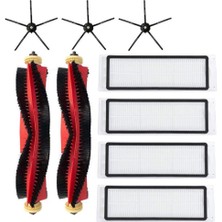 Chuancheng Xiaomi Roborock S5 S6 Pure S6 Maxv Rulo Fırçalar Için 9'lu Paket Yedek Hepa Filtre Paspas