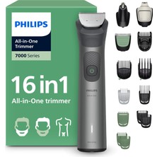 Philips 7000 Serisi 16IN1,ERKEK Bakım Seti,yüz/saç/vücut Tıraş Makinesi,ıslak/kuru KULLANIM,MG7931/3