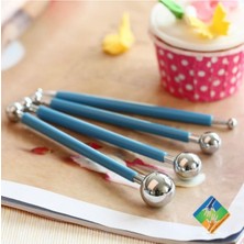 Esmay Çiçek Ütüsü 4'lü Set Top Ütü Metal Top Ütü 4 Lü Set GNSRKFAZ3756