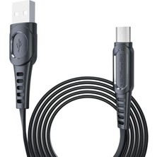 Aydogan's DC01 Süper Hızlı Micro USB Kablo 1m 2.4A - Siyah