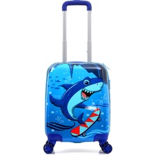 Louisiana Polo Baby Shark Policarbon Çocuk Valizi 0249