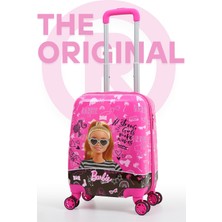 Louisiana Polo Lisanlı Barbie Policarbon Çocuk Valizi Pembe 2991