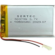 Evimdeyokyok 503759 3.7V 1200 Mah Li-Polymer Pil (DEVRELI/1.5A)