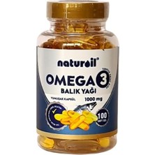 Naturoil Omega 3 Balık Yağı Yumuşak Kapsül 1000MG 100 Kapsül Epa-Dha