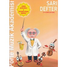 Lisinya Porte Müzik Akademisi Sarı Defter (1-4 Sınıflar Için)