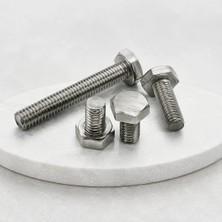 TKÇ M12X90 Akb Altı Köşe Başlı Cıvata 5'li Bağlantı Elemanı Paketi