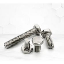 TKÇ M12X100 Altı Köşe Başlı Civata 50 Adet Set Akb Bağlantı Elemanı