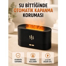 Midas Toptan Home Alev Efektli Ultrasonik Aroma Difüzörü 180 ml LED Işıklı Hava Nemlendirici