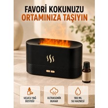 Midas Toptan Home Alev Efektli Aroma Difüzörü Uçucu Yağ Destekli USB Hava Nemlendirici