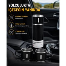 Midas Toptan Home 500 ml Paslanmaz Çelik Termos Seti – Sızdırmaz, Vakumlu, Isı Koruma Özellikli, Taşınabilir Termos