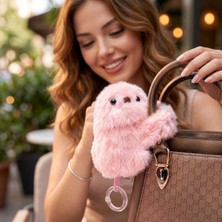 Silveryrose Store Mirumi Peluş Çanta Süsü – Ses Inceleyen & Hareketli Interaktif Çanta Aksesuarı