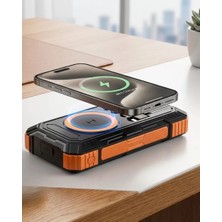 Midas Toptan Home Güneş Enerjili Powerbank 20000 Mah Kablosuz ve Hızlı Şarj Destekli Taşınabilir Şarj Cihazı