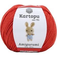 Kartopu Amigurumi Oyuncak Punch Panç Örgü Ipi (K1170 Nar Çiçeği)