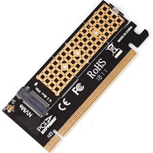 Aesco Alfais 4390 M.2 Nvme SSD Ngff To Pcie 3.0 X16 Adaptör M Key Kart Çevirici Dönüştürücü