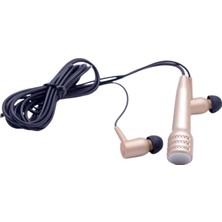 Aesco Psr Aksesuar Mat Mikrofonlu Karaoke Kulaklık – Kulakiçi Mikrofonlu, 3.5mm Giriş, Yüksek Ses Kalitesi (Rose Gold)