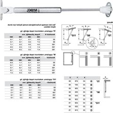 Aesco Gazlı Piston Kapak Hidroliği (27 Cm, 100N)