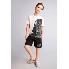 DeFacto %100 Pamuk Star Wars Regular Fit 2'li Pijama Takımı Erkek Çocuk E0336A826SM