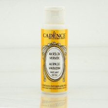 Cadence Yarı Mat Su Bazlı Vernik 70 ml Akrilik Vernik Yüksek Kalitede Koruma Özelliği