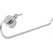 1001 Krom Kağıt Havluluk – Duvara Monte Vidalı Metal Kağıt Havlu Askısı 26 Cm, Parlak Krom Mutfa