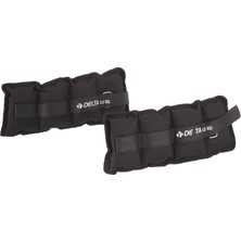 1001 Delta El Ayak Bilek Kas Güçlendirici Ağırlık Seti,2 x 0,5 Kg,siyah