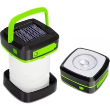 1001 Kamp Lambası Feneri Akordiyon Güneş Enerjili Powerbank LED Kamp Feneri Suya Dayanıklı Açık Y�