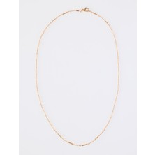 Jimmy Key Pembe Çubuk Figürlü Dorika Choker Kolye